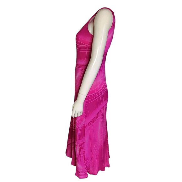 Rabbit Rabbit Rabbit Dress Womens Size 8P 8 Petite Solid All Pink Sleeveless - Picture 2 of 7